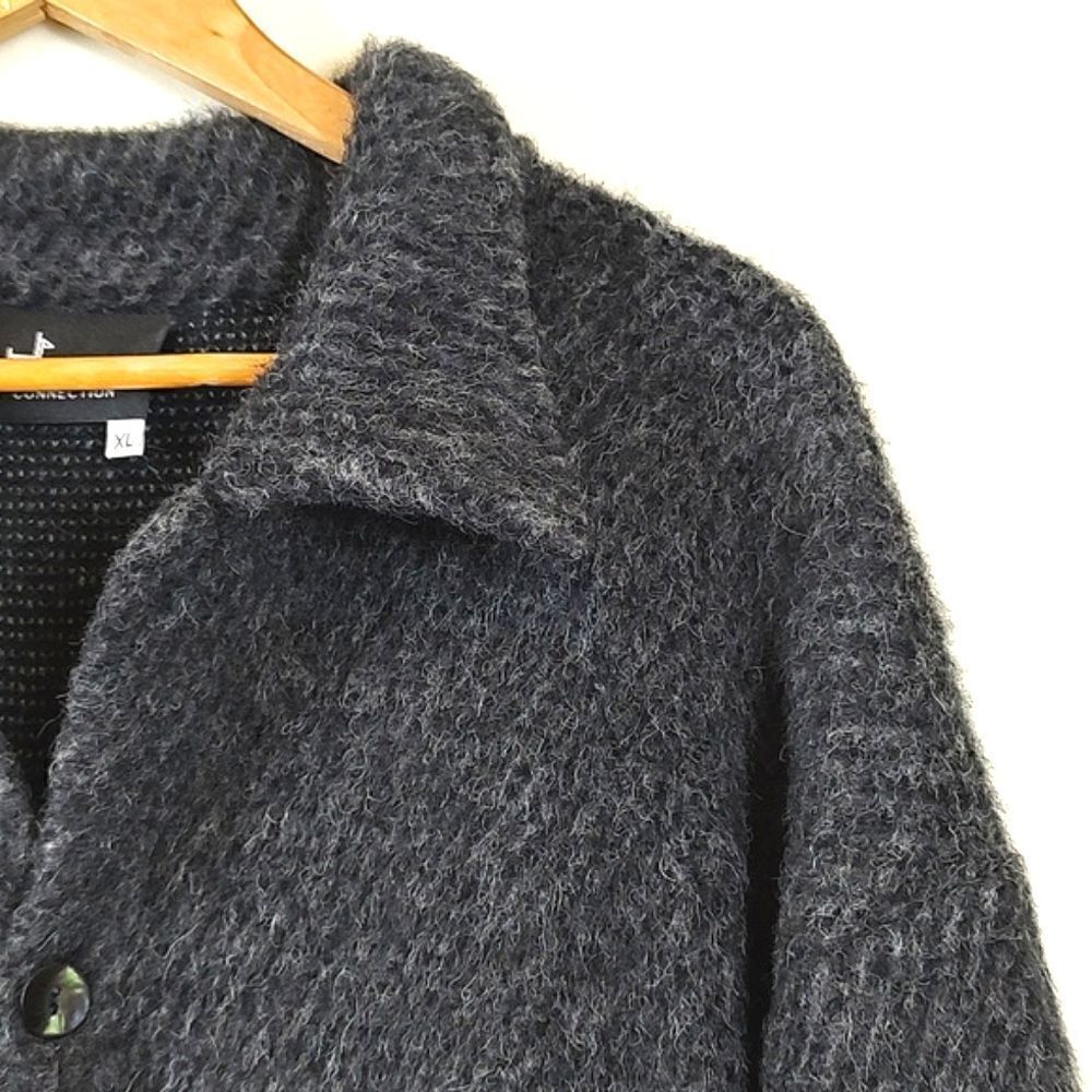 Peruvian Connection Button Down Sweater Jacket Al… - image 5